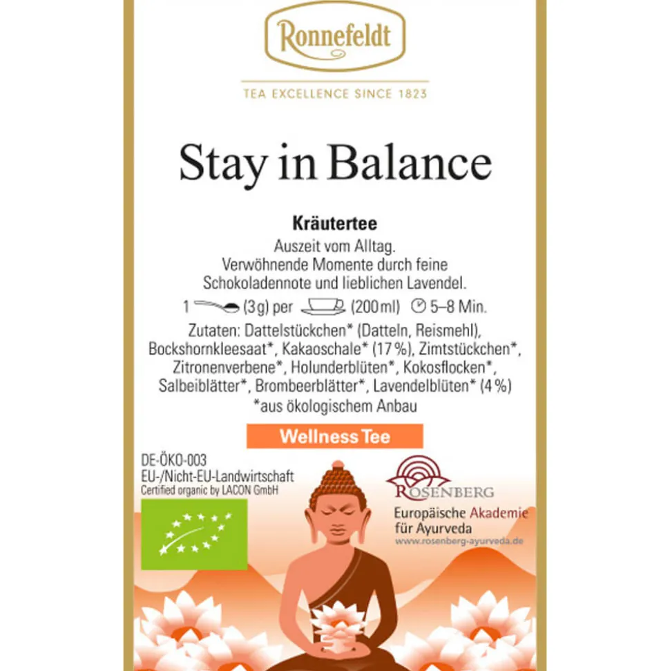 Ayurveda Tee Stay in Balance bio