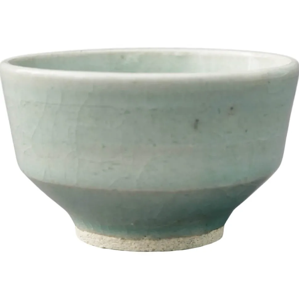 Celadon Teeschale von Kato Juunidai