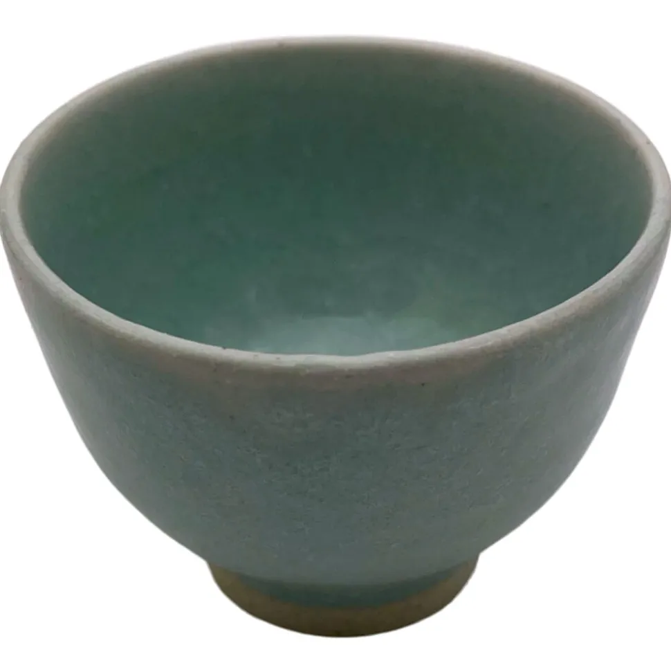 Celadon Teeschale von Kato Juunidai