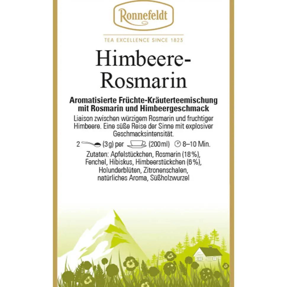 Früchte-Kräuterteemischung Himbeere Rosmarin
