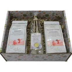 Früchtetee Geschenk mit Kandis Sticks