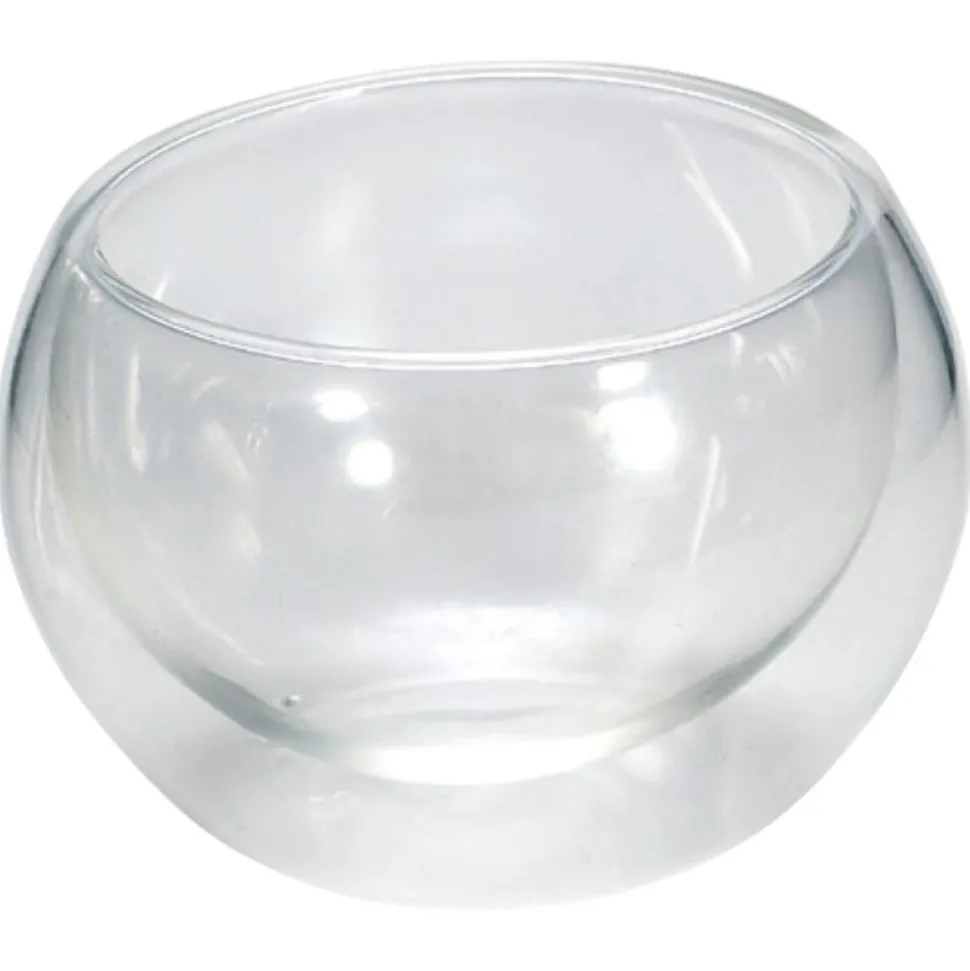Glas Cup klein doppelwandig