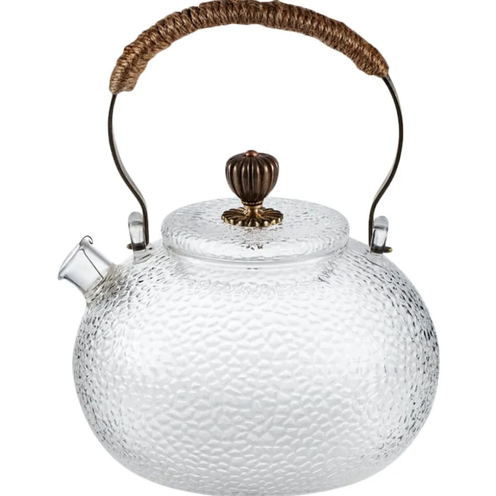 Glas Teekanne Oriental mit vier Cups