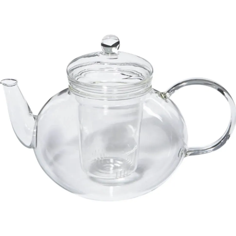 Glas-Teekanne Miko, 1,2lt. mit Glassieb