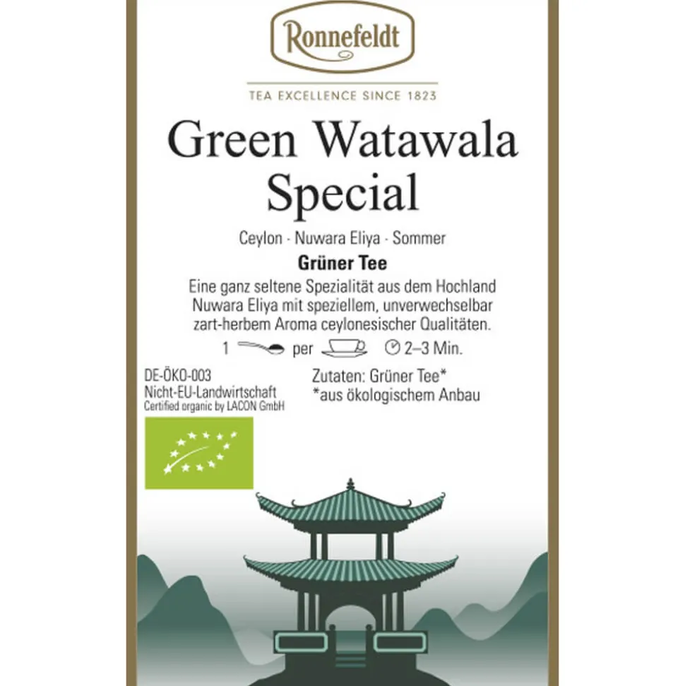Grüner Tee Green Watawala Special bio