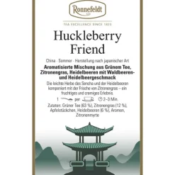 Grüntee Huckleberry Friend mit Wald- und Heidelbeerengeschmack