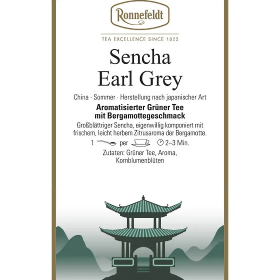 Grüntee Sencha Earl Grey