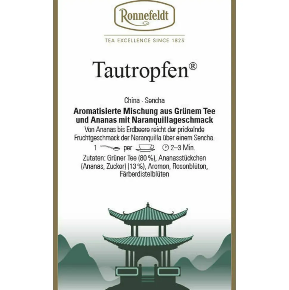 Grüntee Tautropfen® mit Naranquillageschmack
