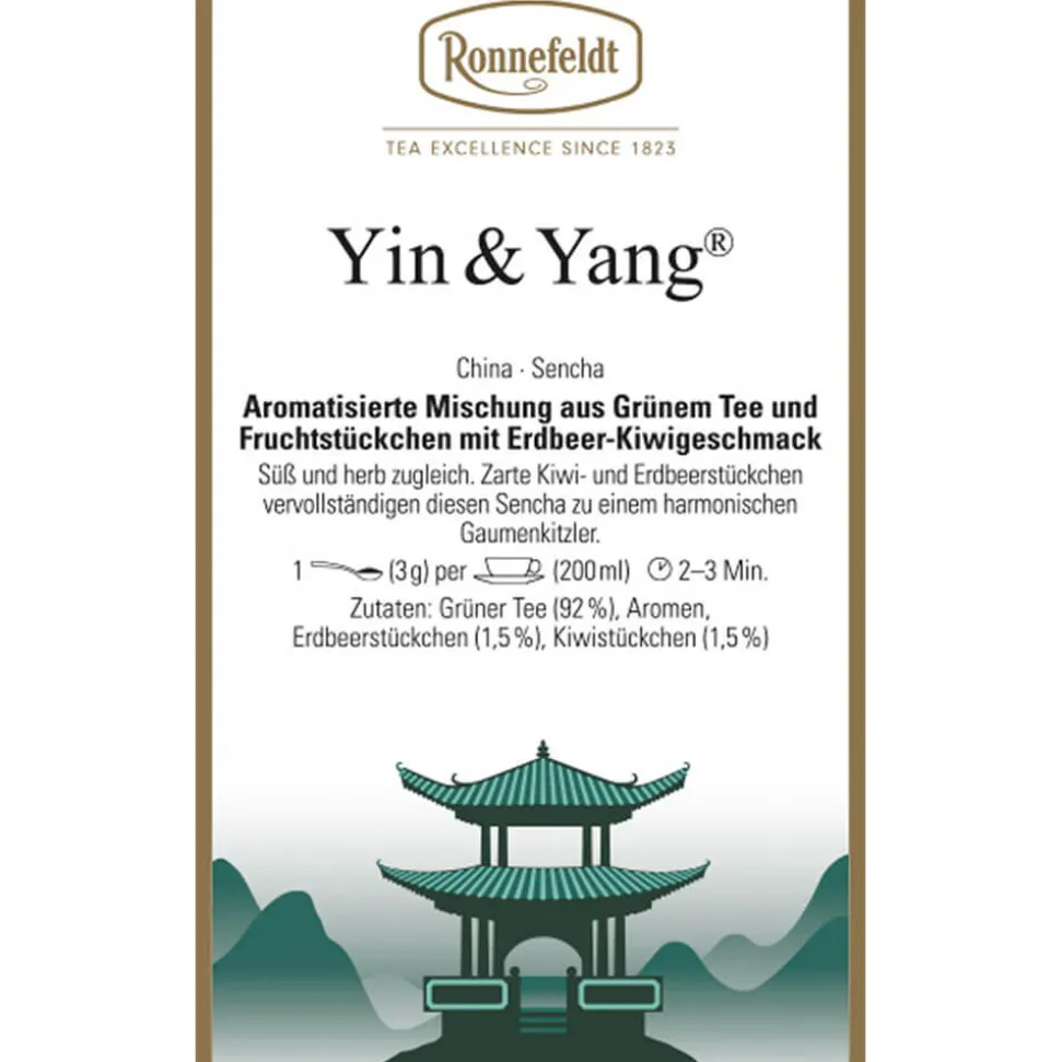 Grüntee Yin & Yang® mit Erdbeer-Kiwigeschmack