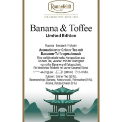 Grünteemischung Banana & Toffee