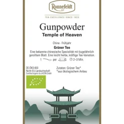 Gunpowder bio mit leicht herbem Geschmack