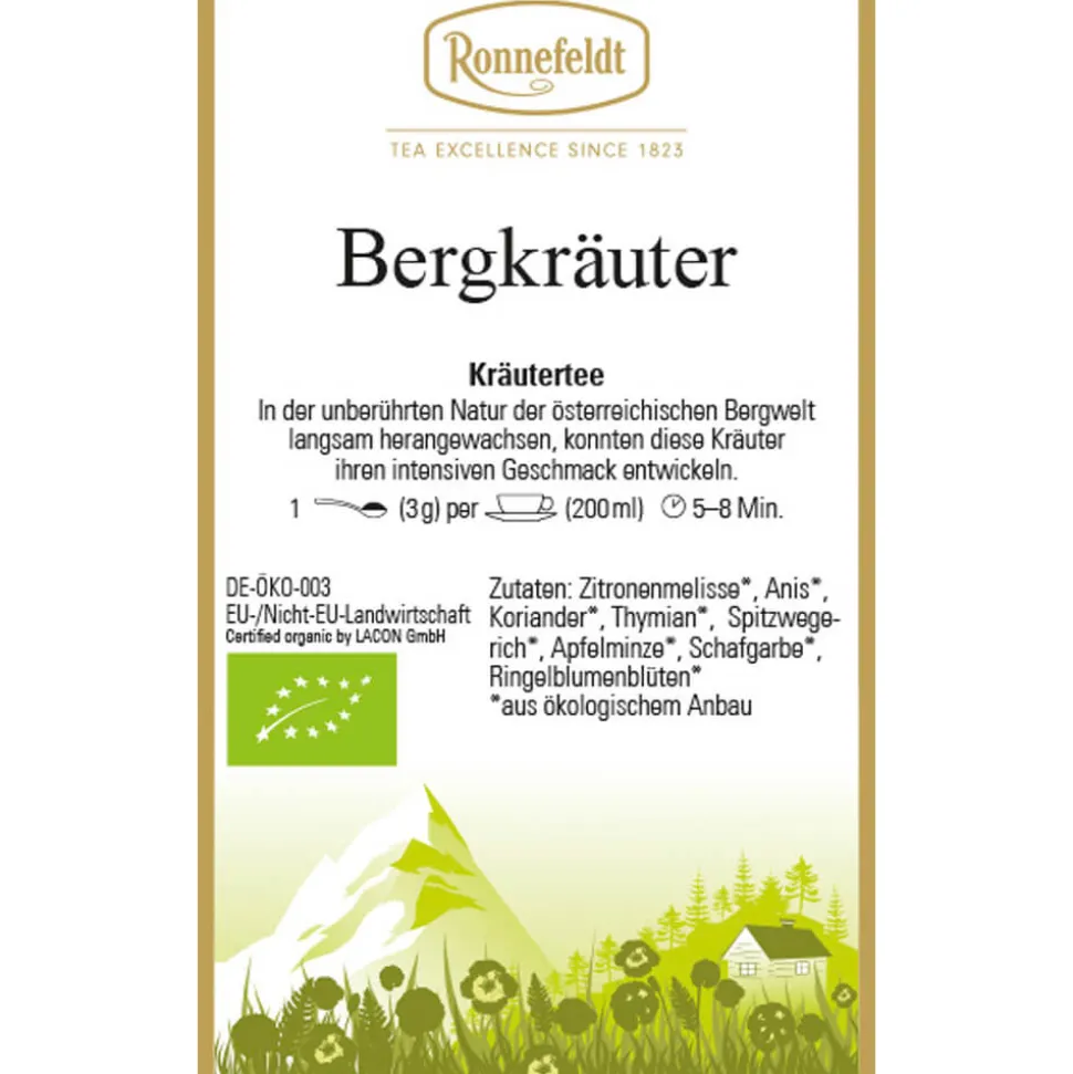 Kräutertee Bergkräuter bio