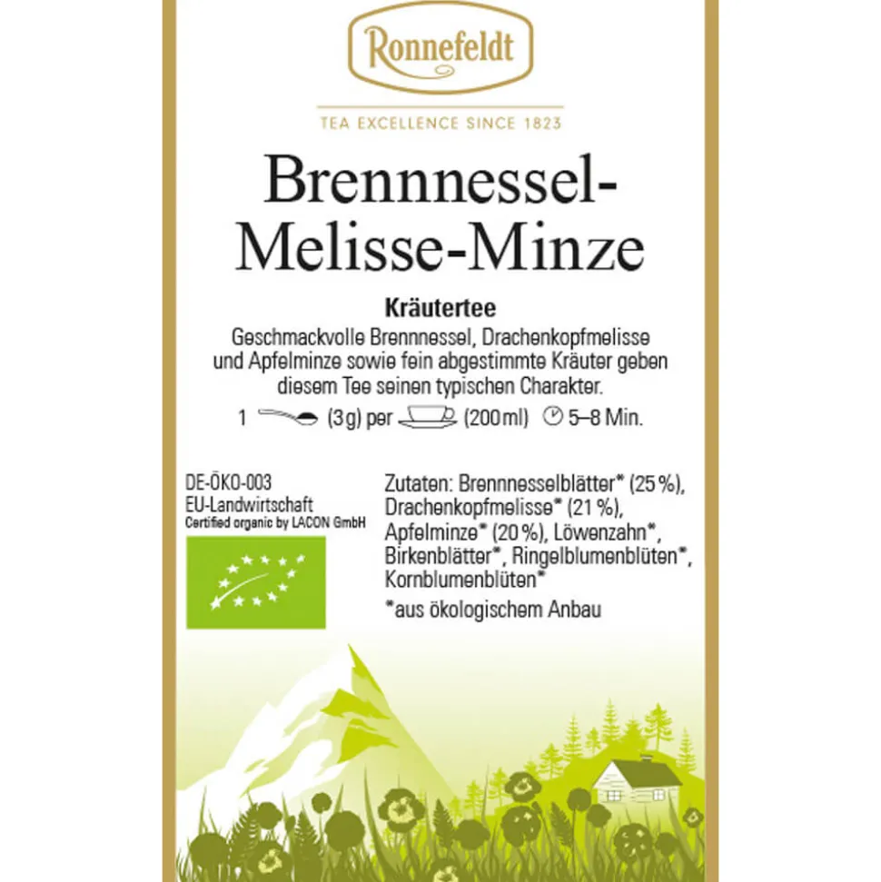 Kräutertee Brennnessel-Melisse-Minze bio