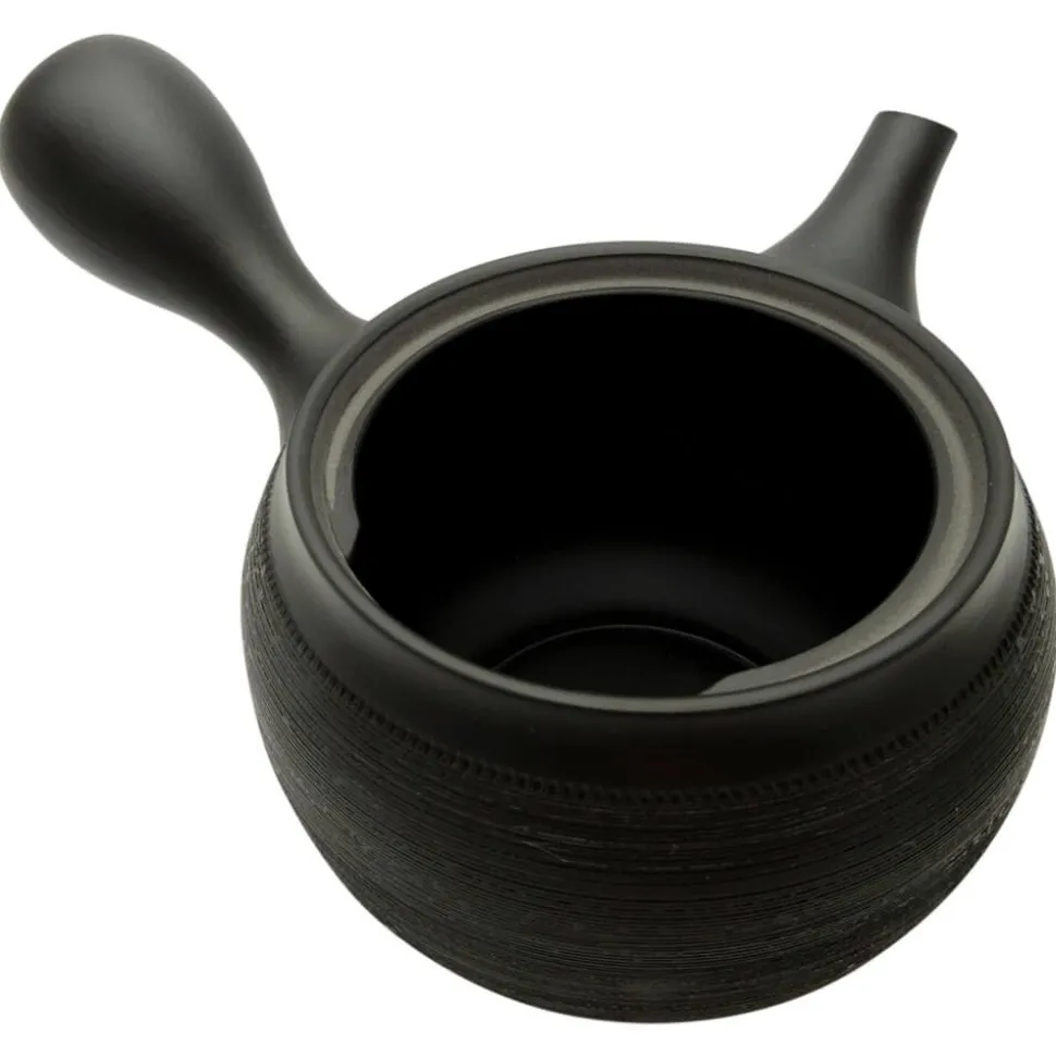 Kyusu aus Tokoname geriffelt