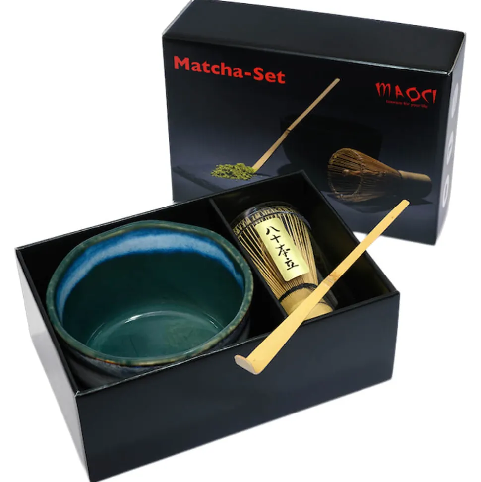 Matchaset dreiteilig in Variationen