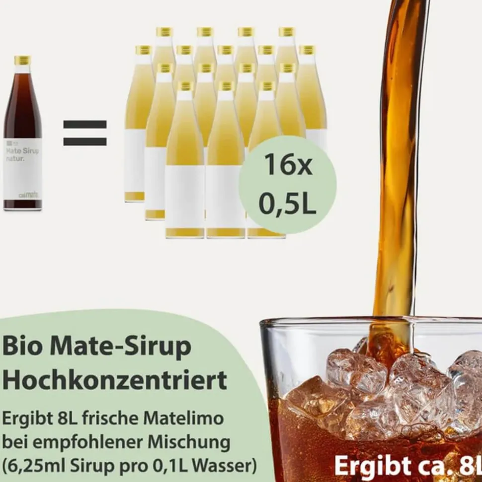 Mate-Tee Sirup natur bio 500ml
