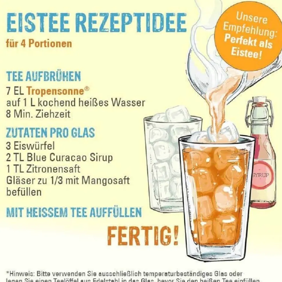 Milder Früchtetee Tropensonne®