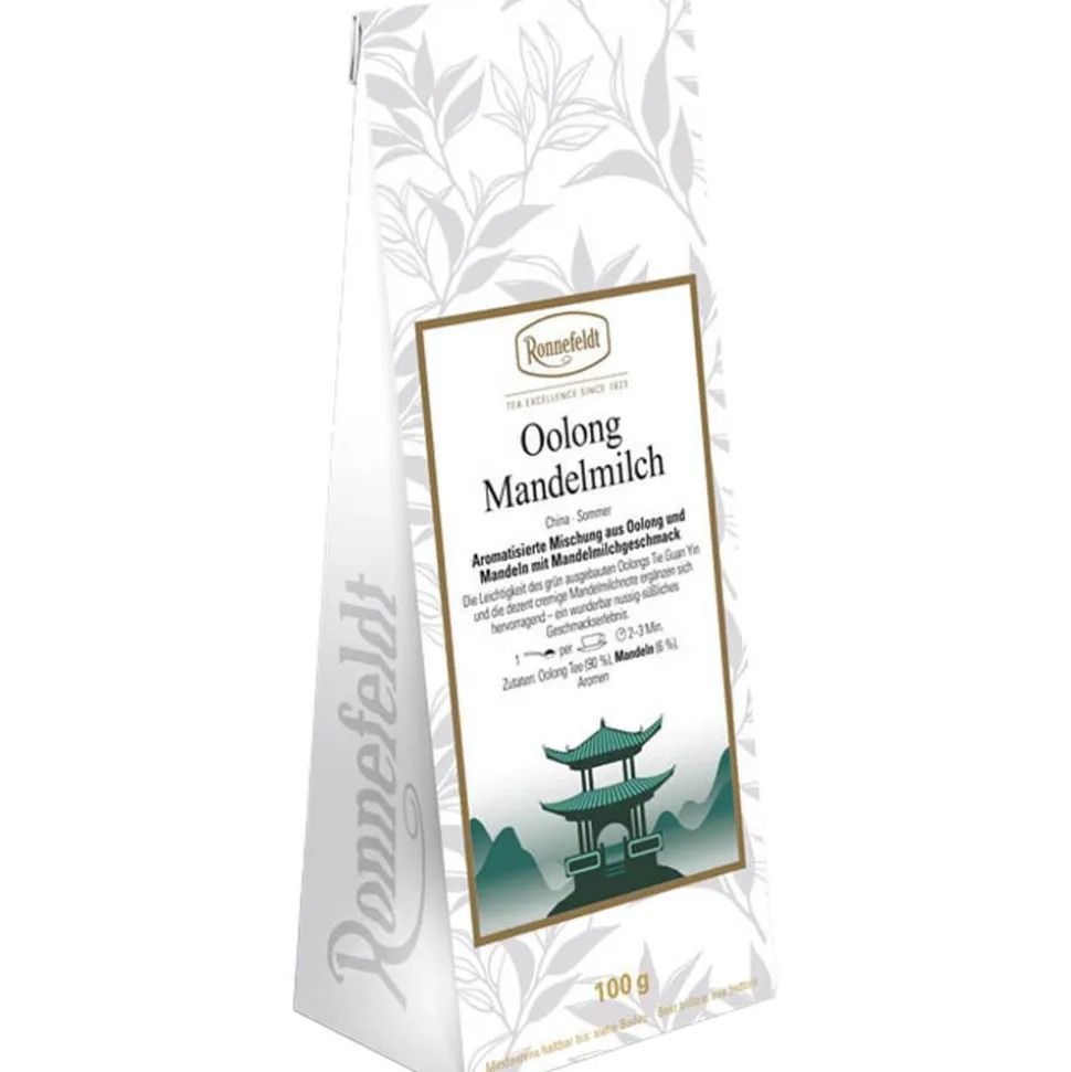 Oolong Mandelmilch mit Mandelstückchen