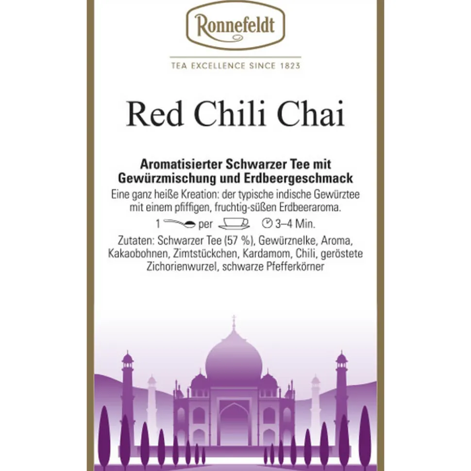 Red Chili Chai mit fruchtig süßem Erdbeeraroma