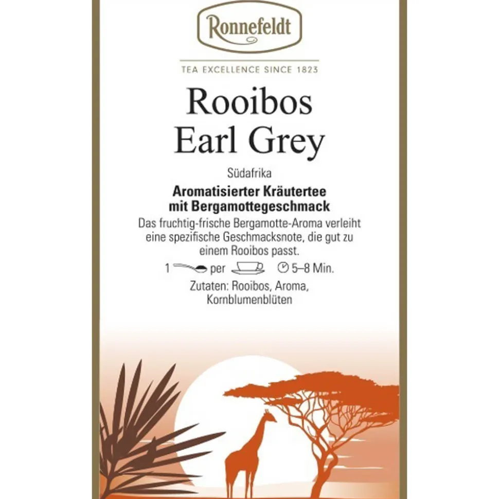Rooibos Earl Grey mit Bergamotte Aroma