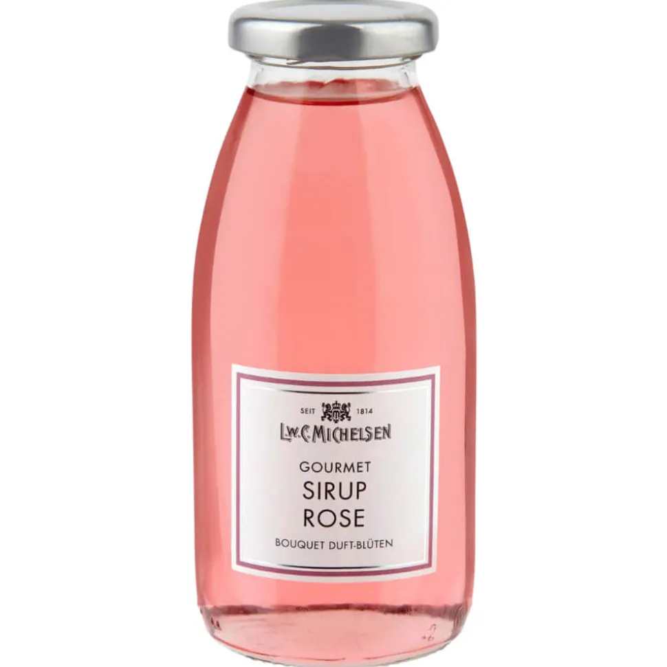 Rosensirup mit natürlichem Rosen-Aroma
