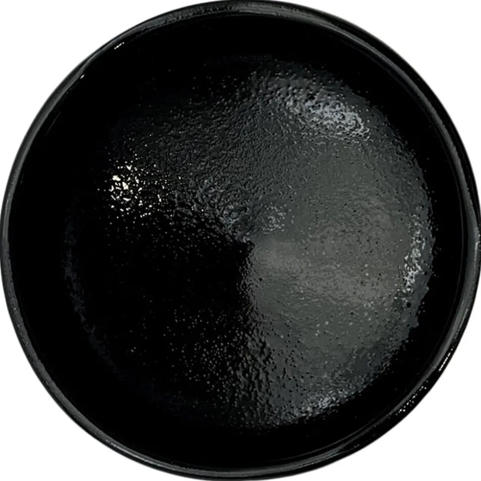 Schwarze Matchaschale Moriko