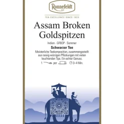 Schwarzer Tee Assam Broken Goldspitzen