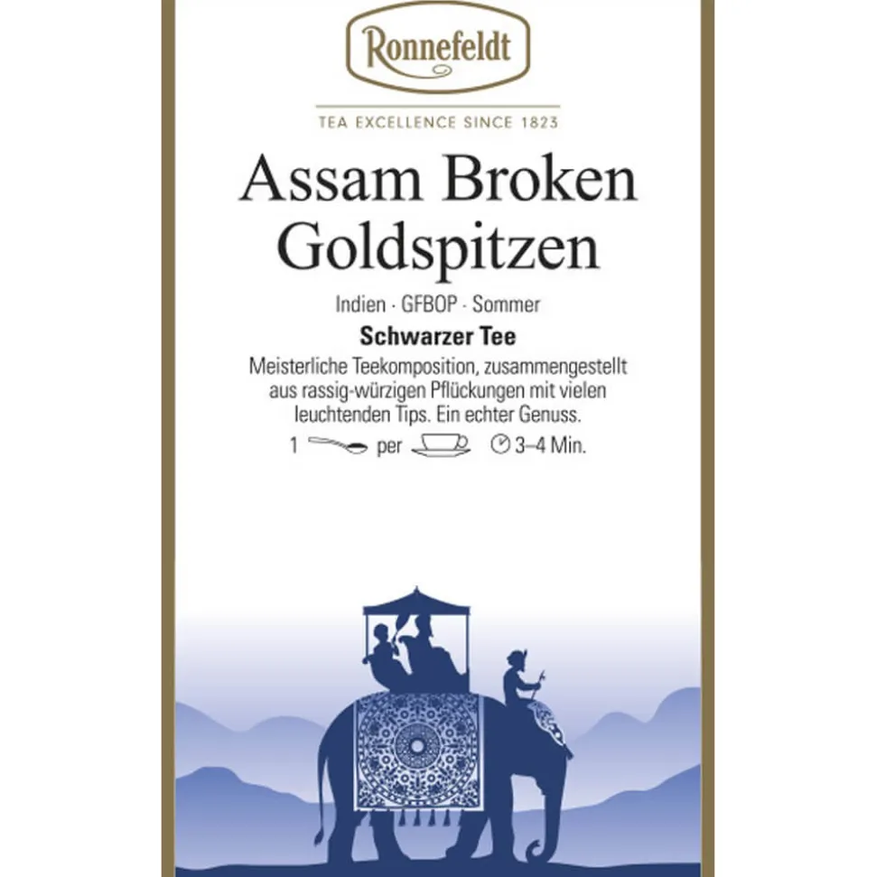 Schwarzer Tee Assam Broken Goldspitzen