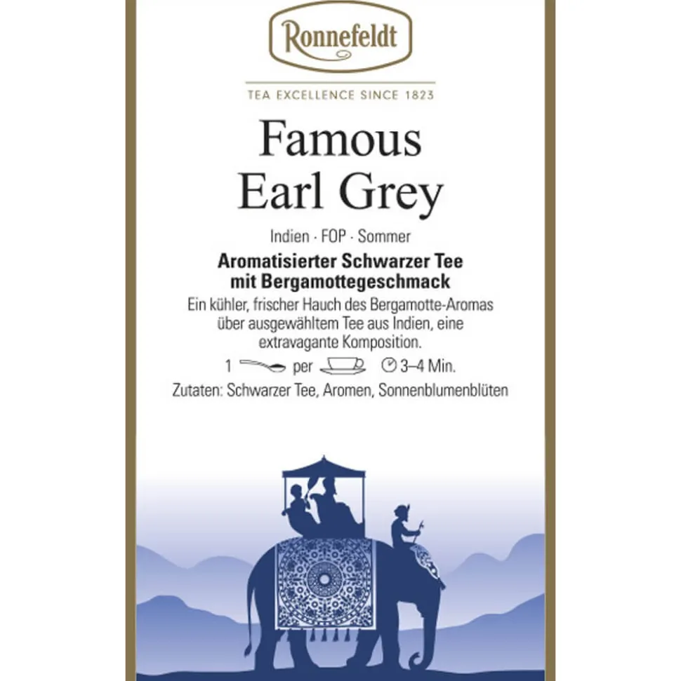 Schwarzer Tee Famous Earl Grey