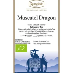 Schwarzer Tee Muscatel Dragon bio