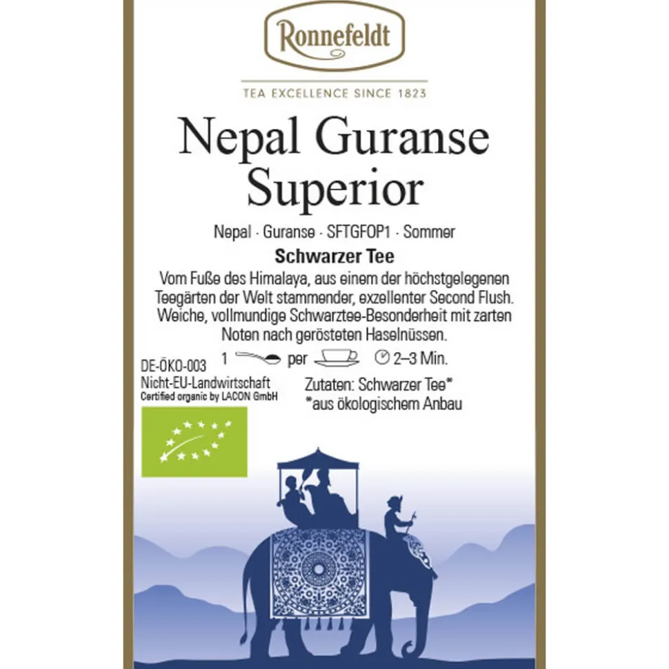 Schwarzer Tee Nepal Guranse Superior bio