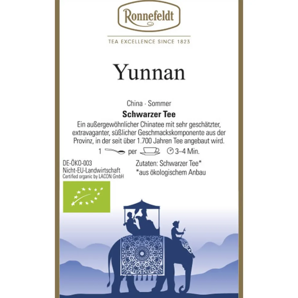 Schwarzer Tee Yunnan bio