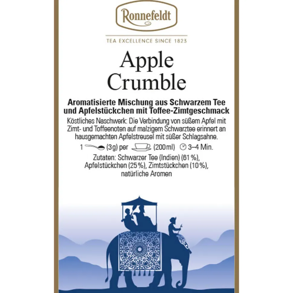 Schwarztee Apple Crumble
