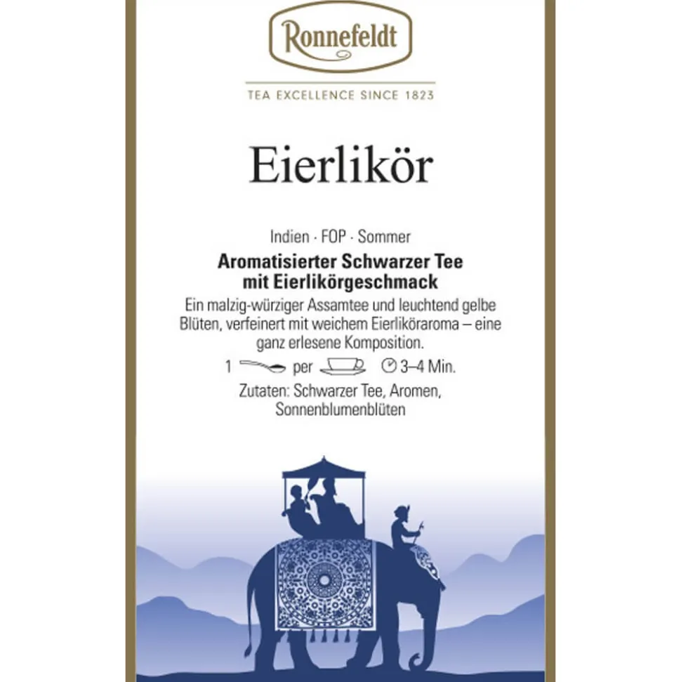 Schwarztee Eierlikör