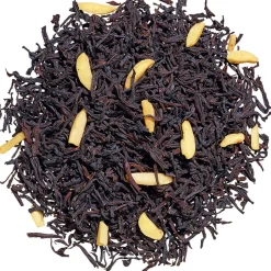 Schwarztee Marzipan mit Mandelstückchen