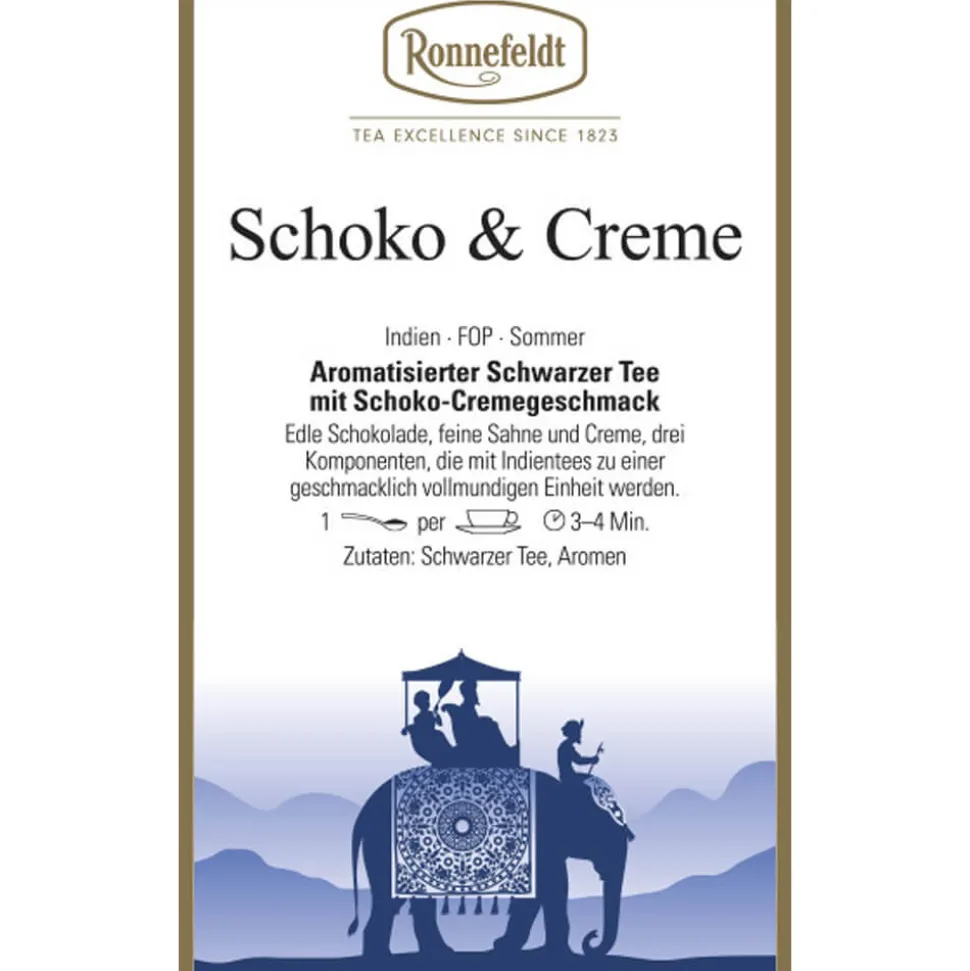 Schwarztee Schoko & Creme