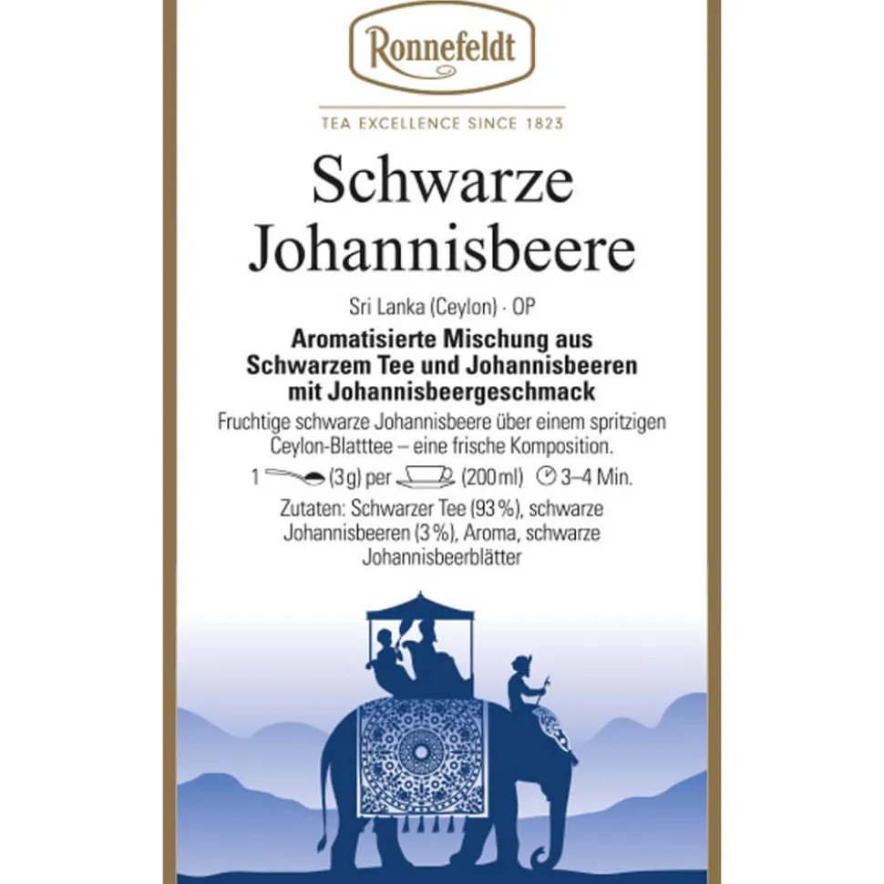 Schwarztee Schwarze Johannisbeere