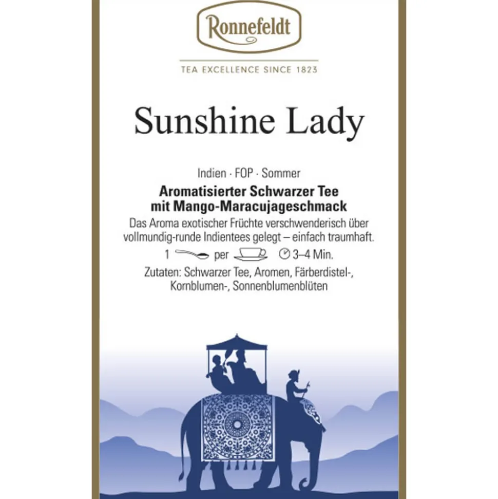 Schwarztee Sunshine Lady