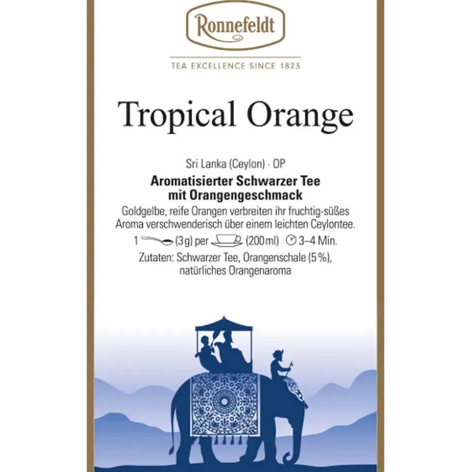 Schwarztee Tropical Orange