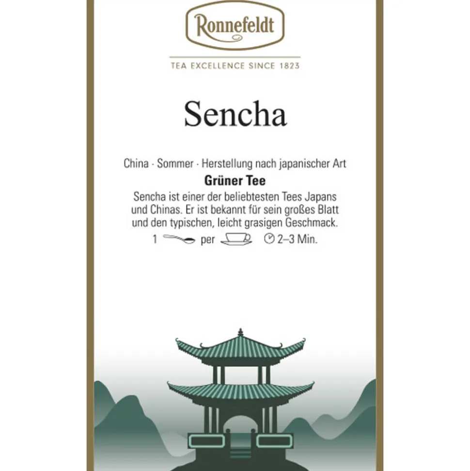 Sencha Herstellung japanische Art