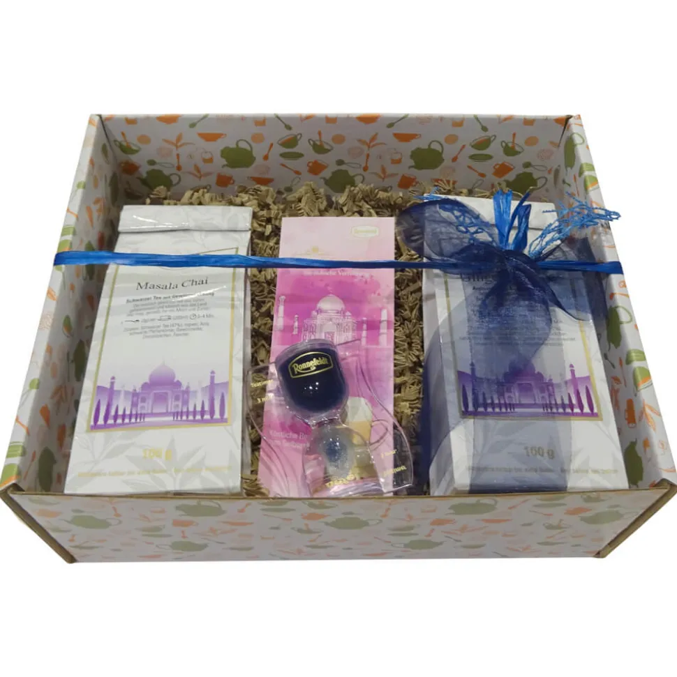 Tee Geschenk Chai mit einer Teeuhr