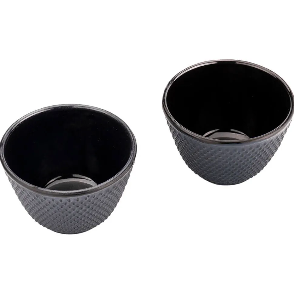Teebecher Gusseisen Xilin, 2er-Set, blau