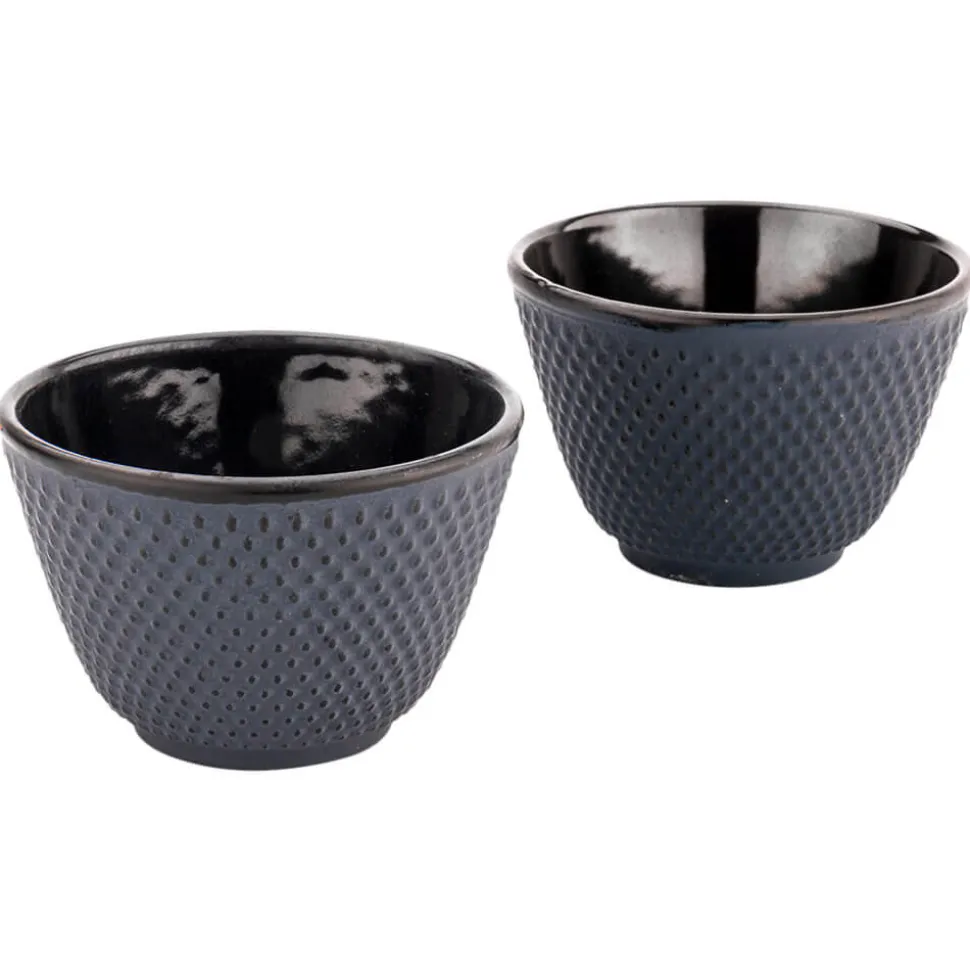 Teebecher Gusseisen Xilin, 2er-Set, blau