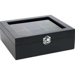 Teebeutel Box 6 Fächer mit Sichtfenster