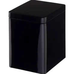 Teedose mit Stülpdeckel schwarz