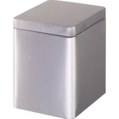 Teedose mit Stülpdeckel silber