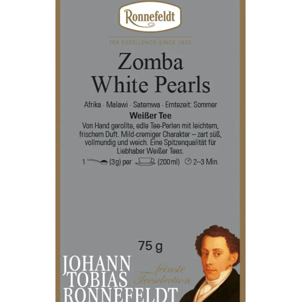 Tee-Perlen Zomba White Pearls
