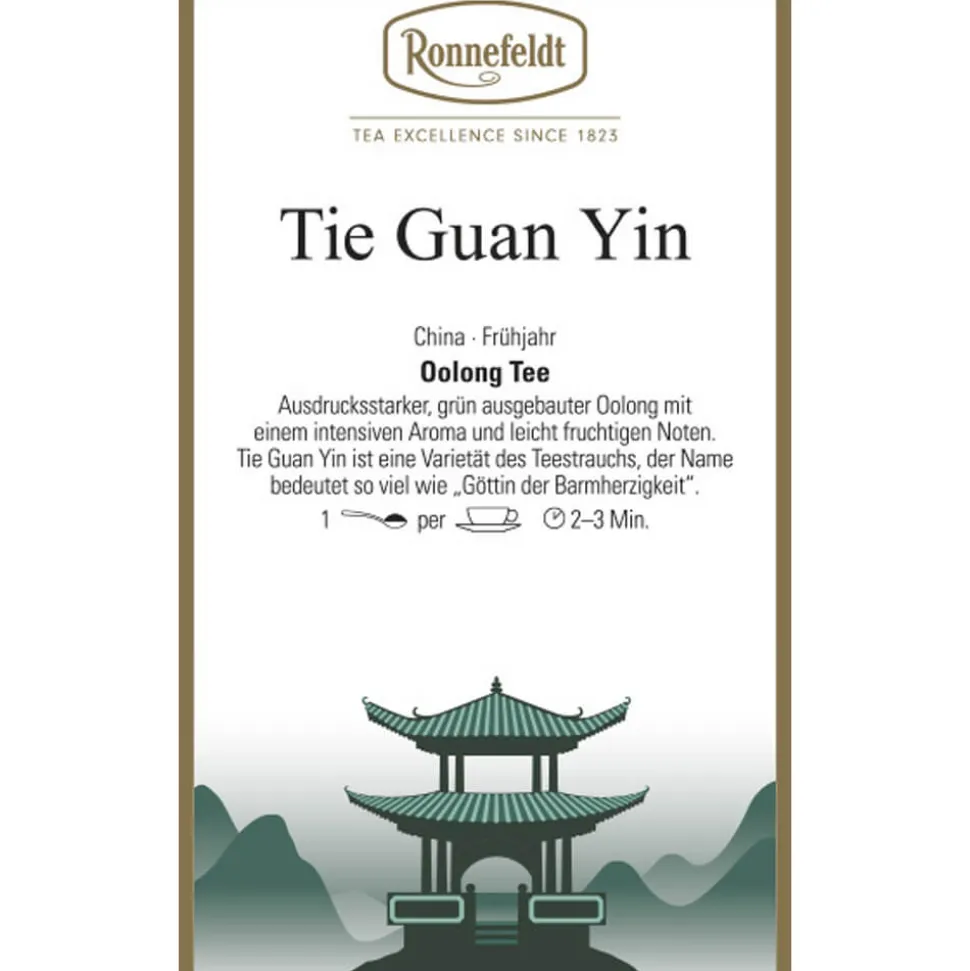 Tie Guan Yin mit leicht fruchtigen Noten
