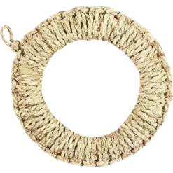 Traditioneller Ring aus grobem Bast