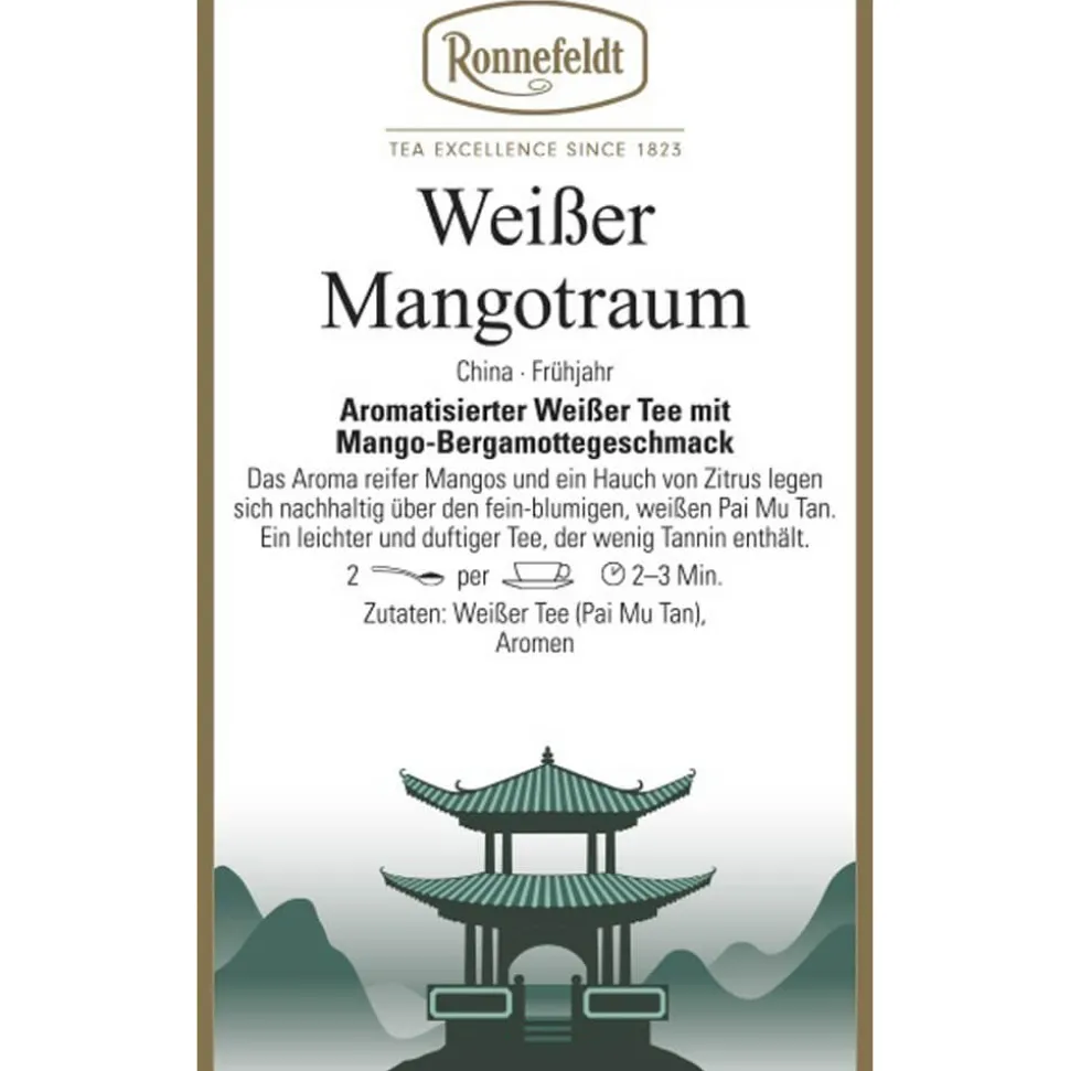 Weißer Tee Mangotraum
